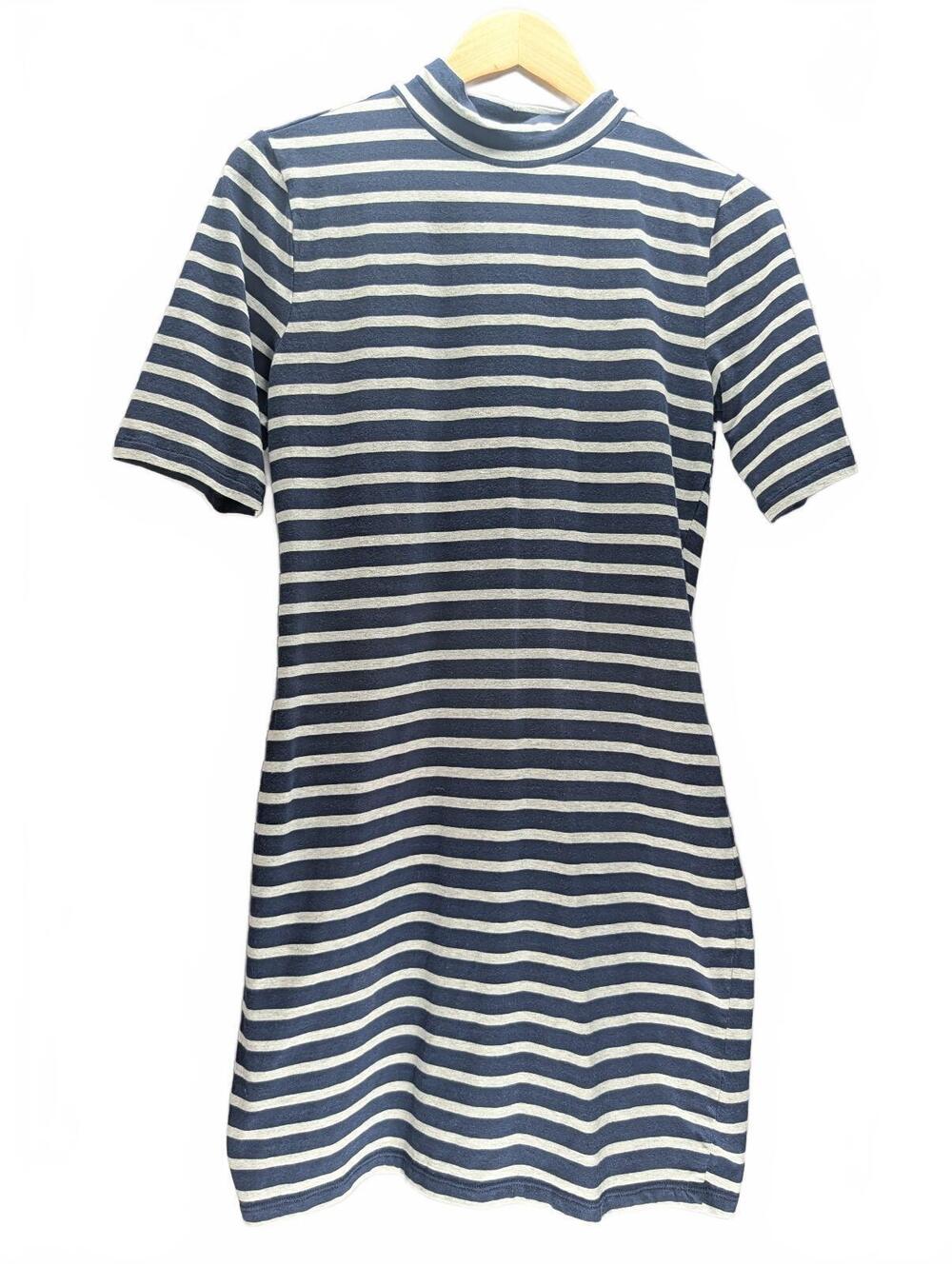 Gap Women's Striped Midi Dress, Size Small, Navy and White